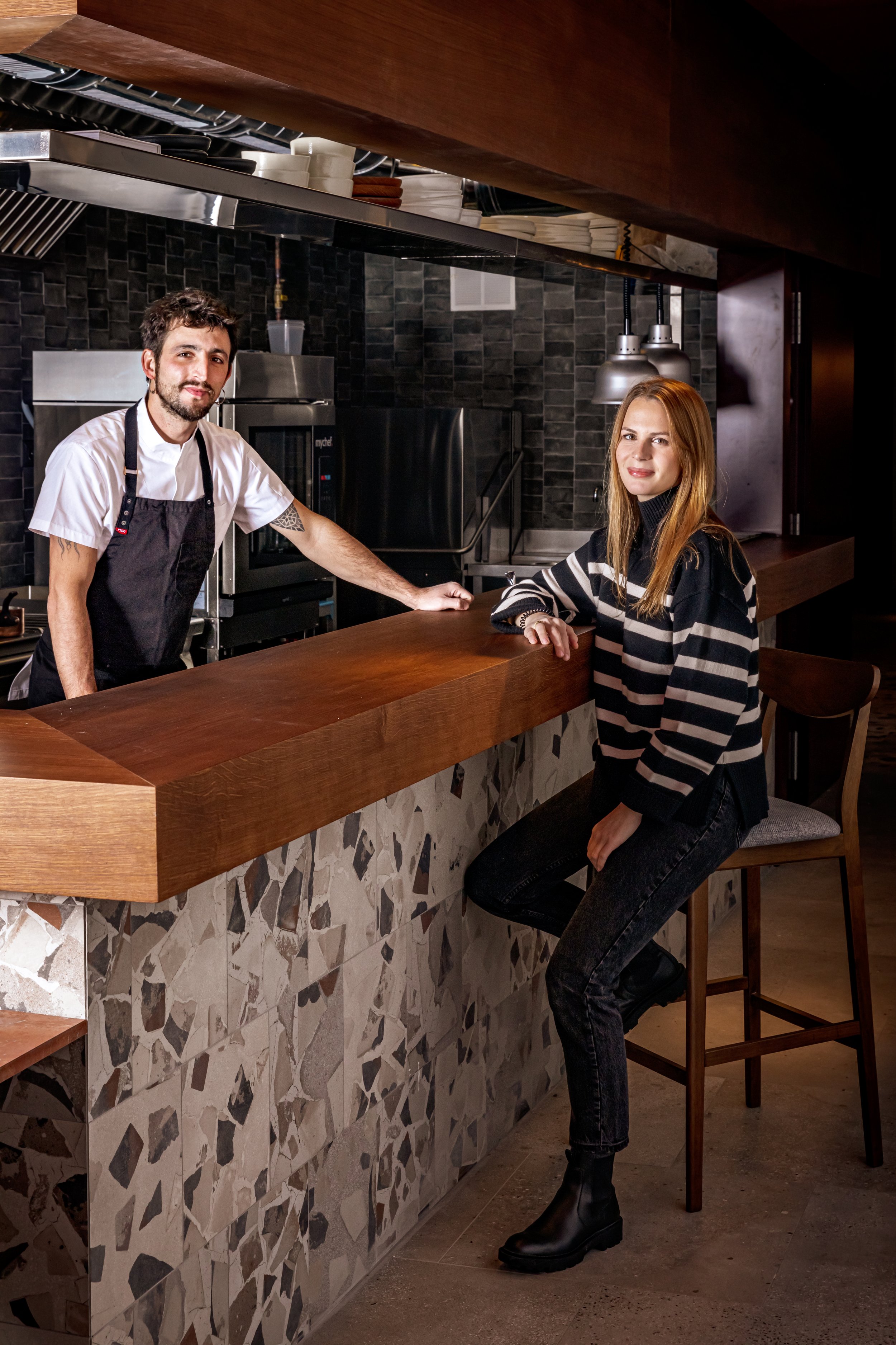 Charlotte Finkel y Mario Sánchez Ariza, fundadores de Comparte Bistró